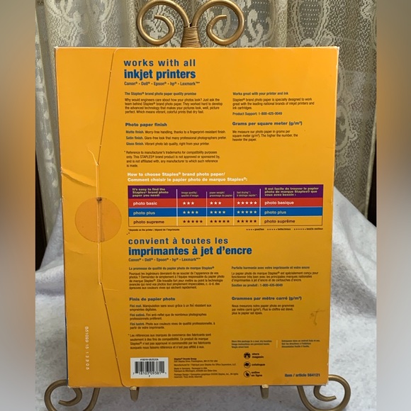 ⚠️ LAST CHANCE ⚠️ NIP STAPLES INKJET PHOTO SUPREME DOUBLE-SIDED MATTE PAPER - Picture 3 of 5